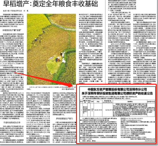 债权资产处置公告|国家级报纸登报|声明公告